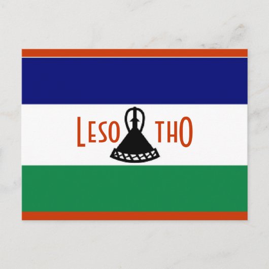 Lesotho briefkaart (Voorkant)