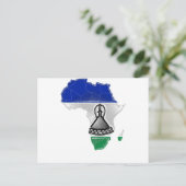 Lesotho Briefkaart (Staand voorkant)