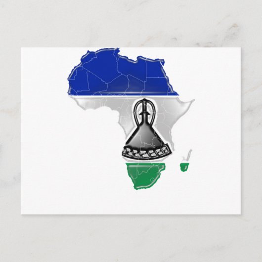 Lesotho Briefkaart (Voorkant)