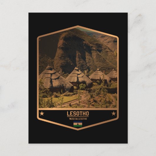 Lesotho Briefkaart (Voorkant)