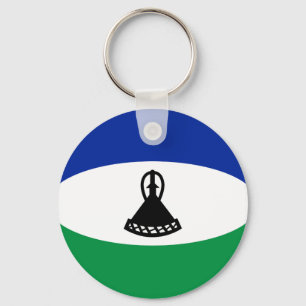 Lesotho Fisheye Flag Sleutelhanger