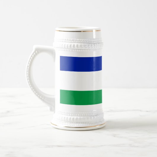 Lesotho Flag Bierpul (Links)