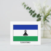 Lesotho Flag Briefkaart (Staand voorkant)
