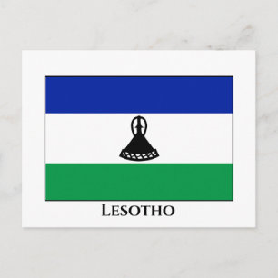 Lesotho Flag Briefkaart