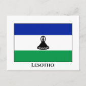 Lesotho Flag Briefkaart (Voorkant)