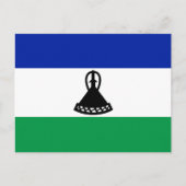 Lesotho Flag Briefkaart (Voorkant)