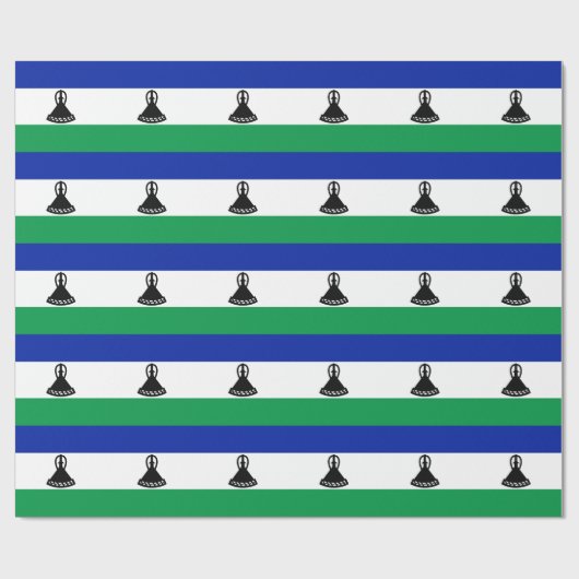 Lesotho Flag Cadeaupapier (Vlak)