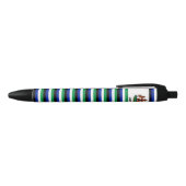 Lesotho Flag Cute Patriotic Zwarte Inkt Pen (Bovenkant)