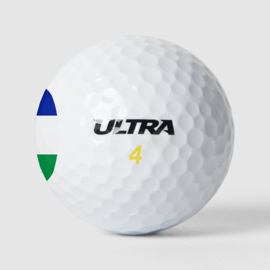 Lesotho Flag Golfballen (Logo)