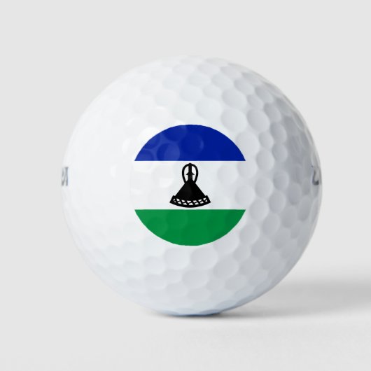 Lesotho Flag Golfballen (Voorkant)