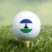 Lesotho Flag Golfballen (Insitu Shirt)