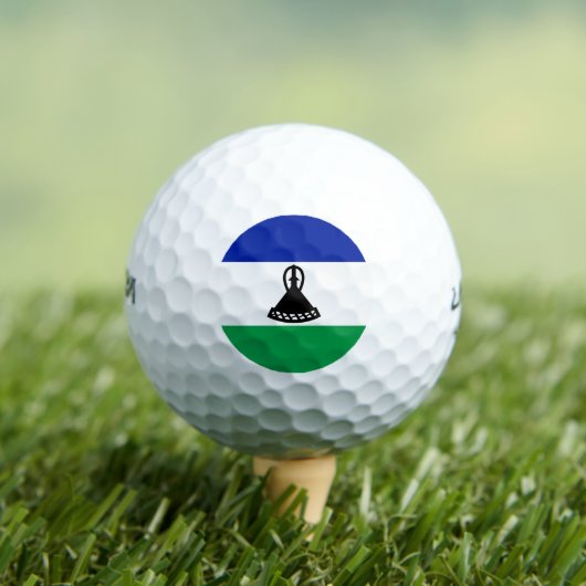 Lesotho Flag Golfballen (Insitu Shirt)