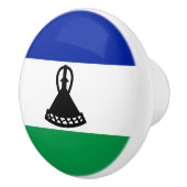 Lesotho Flag Keramische Knop (Rechts)