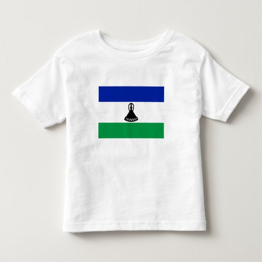 Lesotho Flag Kinder Shirts (Voorkant)