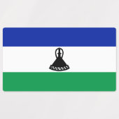 Lesotho Flag Labels (Design 2)
