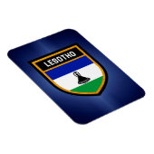 Lesotho Flag Magneet (Rechterzijde)