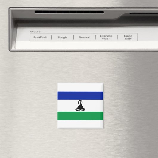 Lesotho Flag Magneet (Insitu (Vaatwasser))