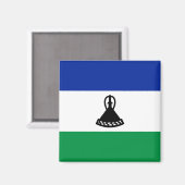 Lesotho Flag Magnet (Voorkant / Achterkant)
