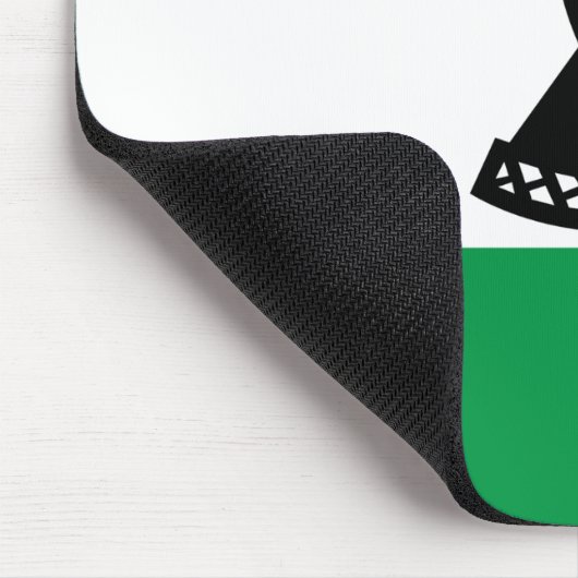 Lesotho Flag Muismat (Hoek)