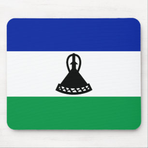 Lesotho Flag Muismat