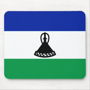 Lesotho Flag Muismat
