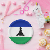 Lesotho Flag Papieren Bordje (Feest)