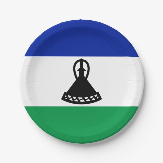 Lesotho Flag Papieren Bordje (Voorkant)
