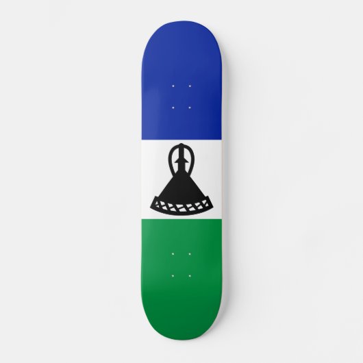Lesotho Flag Persoonlijk Skateboard (Voorkant)
