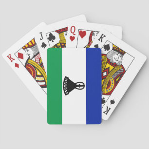 Lesotho Flag Pokerkaarten