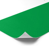 Lesotho Flag Poster (Hoek)