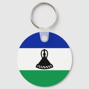 Lesotho Flag Sleutelhanger