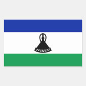 Lesotho Flag Sticker (Voorkant)