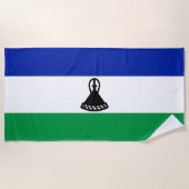 Lesotho Flag Strandlaken (Voorkant)