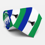 Lesotho Flag Stropdas (Opgerold)