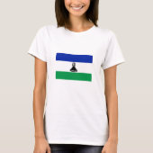 Lesotho Flag T-shirt (Voorkant)