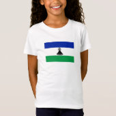 Lesotho Flag T-shirt (Voorkant)