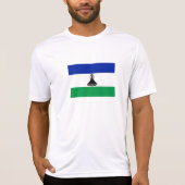Lesotho Flag T-shirt (Voorkant)
