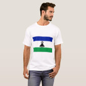 Lesotho Flag T-shirt (Voorkant volledig)
