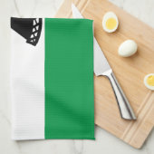 Lesotho Flag Theedoek (Quarter Fold)