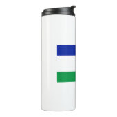Lesotho Flag Thermosbeker (Gedraaid links)