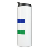Lesotho Flag Thermosbeker (Geroteerd rechts)