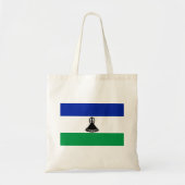 Lesotho Flag Tote Bag (Voorkant)