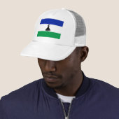 Lesotho Flag Trucker Pet (In situ)