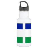 Lesotho Flag Waterfles (Achterkant)