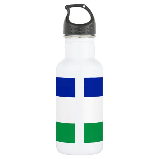 Lesotho Flag Waterfles (Achterkant)