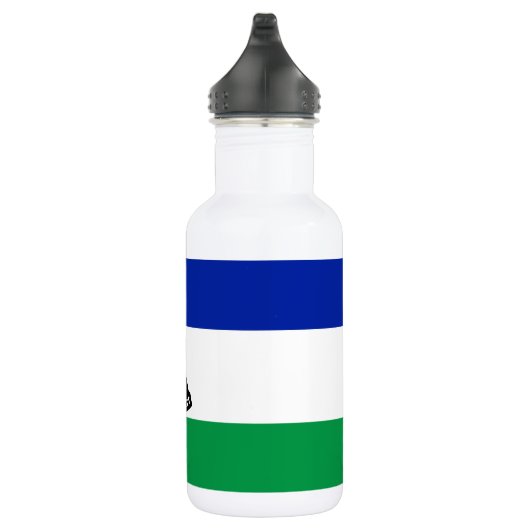 Lesotho Flag Waterfles (Rechts)