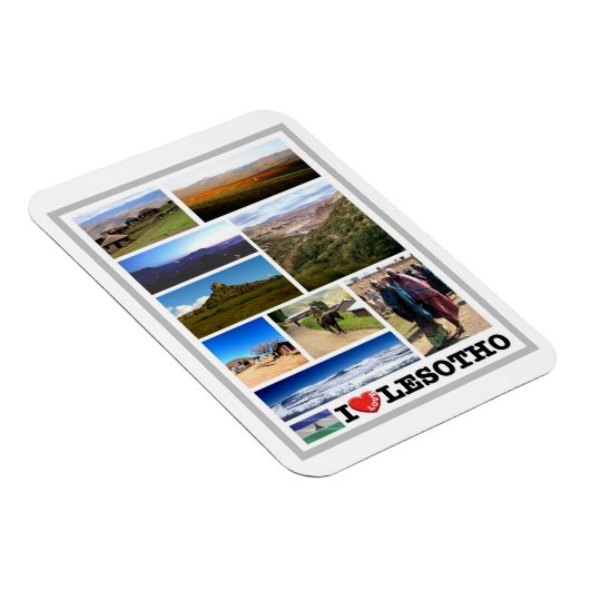 Lesotho - Ik hou van - Magneet (Rechterzijde)