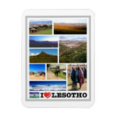 Lesotho - Ik hou van - Magneet (Verticaal)