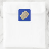 Lesotho Kaart Sticker (Tas)