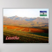 Lesotho - Landschap - Poster (Voorkant)